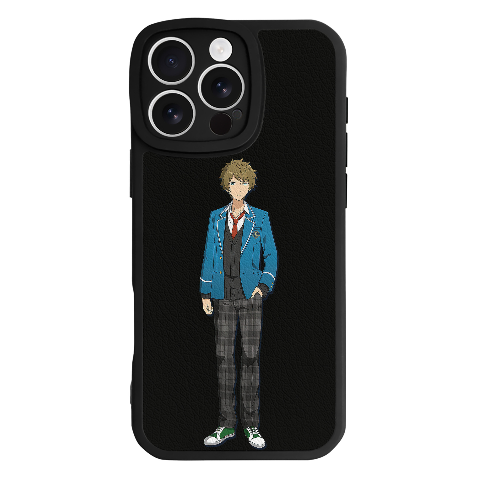 （画像用） あんさんぶるスターズ! Ensemble Stars 【iPhone 16シリーズ対応】シリコンスマホケース（レザー調） 材質：シリコン